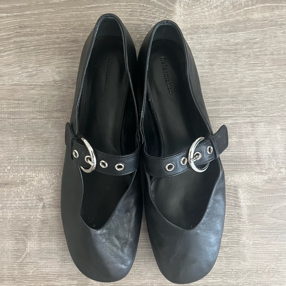 Reformation Bethany Ballet Flats 7.5
